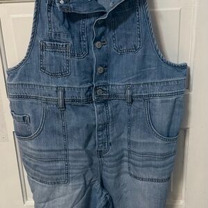 torrid Light Denim Blue Women's Jean Overalls Plus size